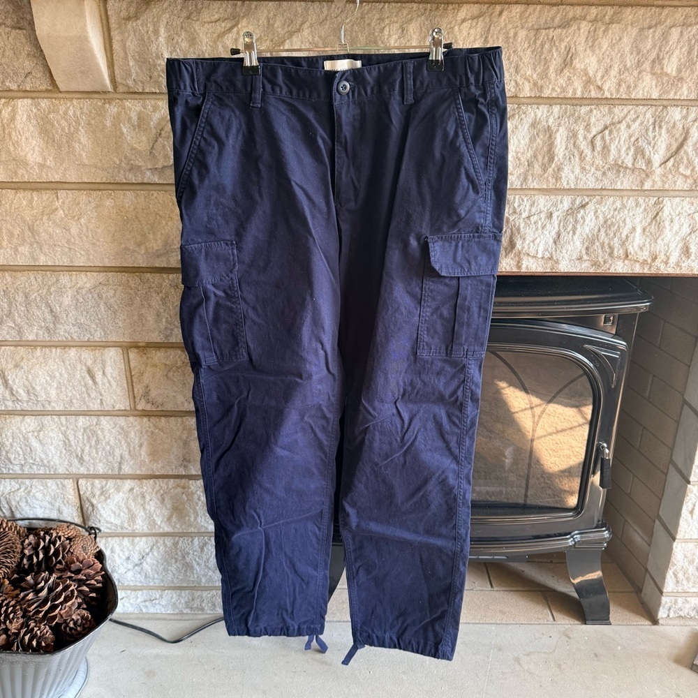 Free Assembly Navy Blue Men's Cargo Pants Large